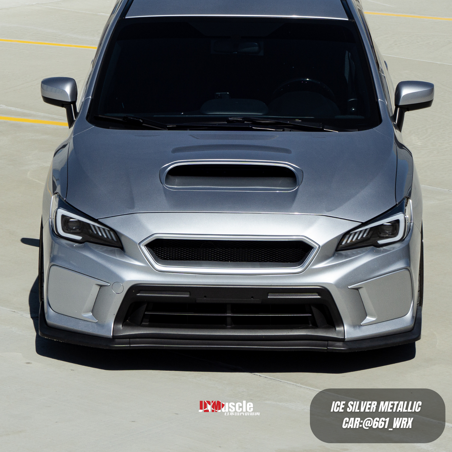 JDMuscle [18-21 WRX/STI] CS Style V2 Front Bumper Grille | Paint Matched/Gloss Black - Return