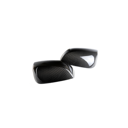 JDMuscle [15-21 WRX/STI] Tanso Carbon Fiber Side Mirror Covers w/o Turn Signal