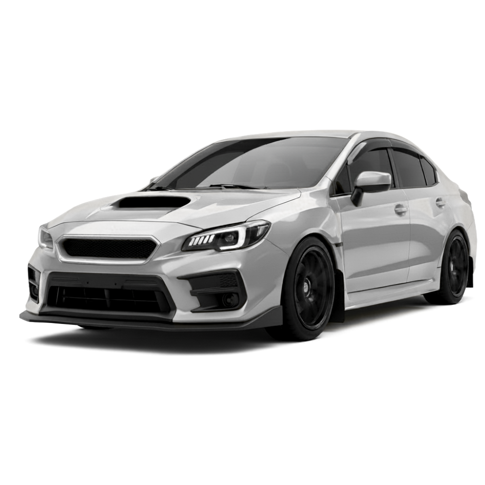 JDMuscle [18-21 WRX/STI] CS Style V2 Front Bumper Grille | Paint Matched/Gloss Black
