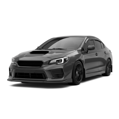 JDMuscle [18-21 WRX/STI] CS Style V2 Front Bumper Grille | Paint Matched/Gloss Black