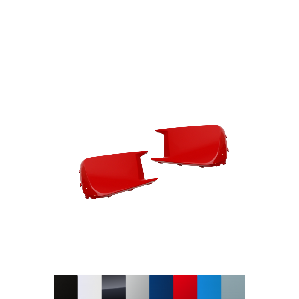 JDMuscle [18-21 WRX/STI] Fog Light Covers - Paint Matched / Gloss Black