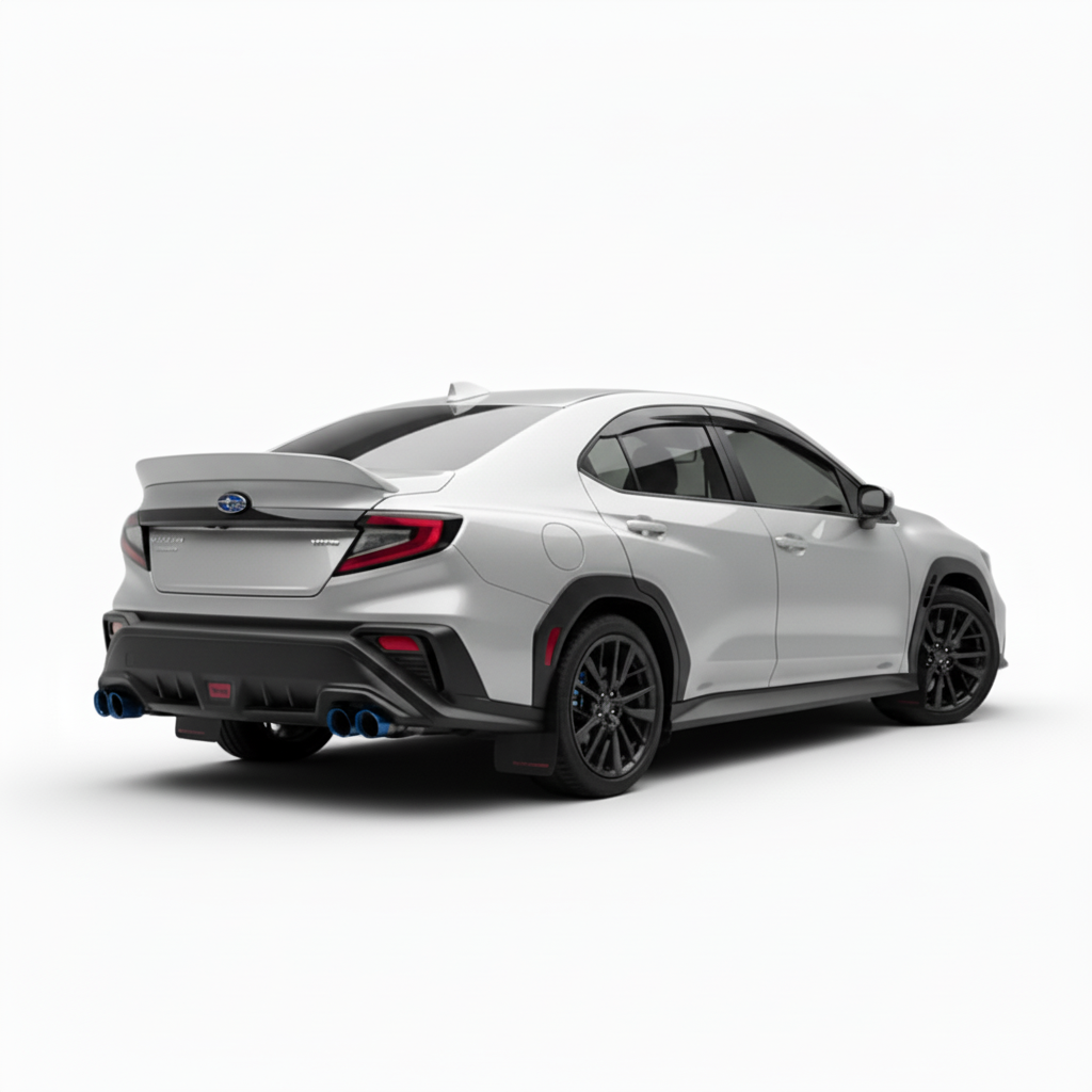 JDMuscle [22-26 WRX] V3 Duck Bill Low Profile Spoiler | Painted Matched