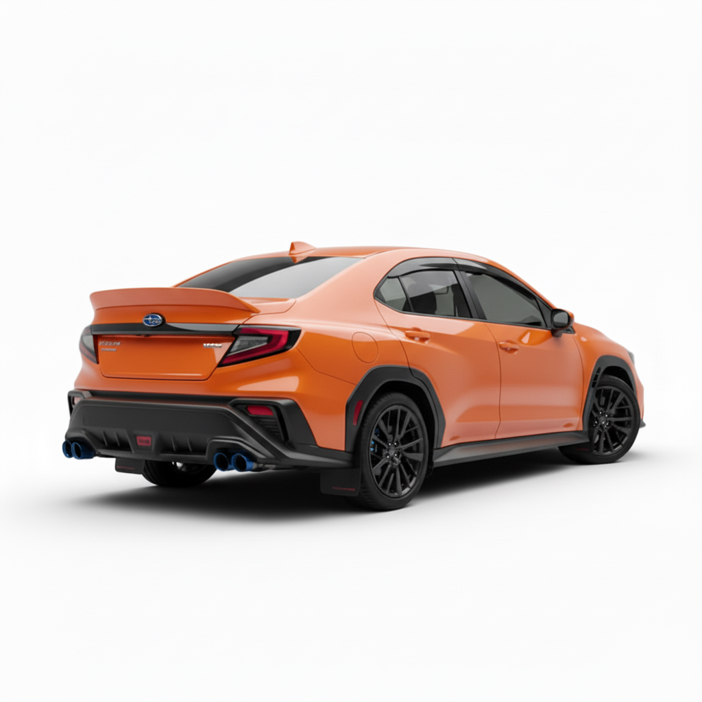 JDMuscle [22-26 WRX] V3 Duck Bill Low Profile Spoiler | Painted Matched