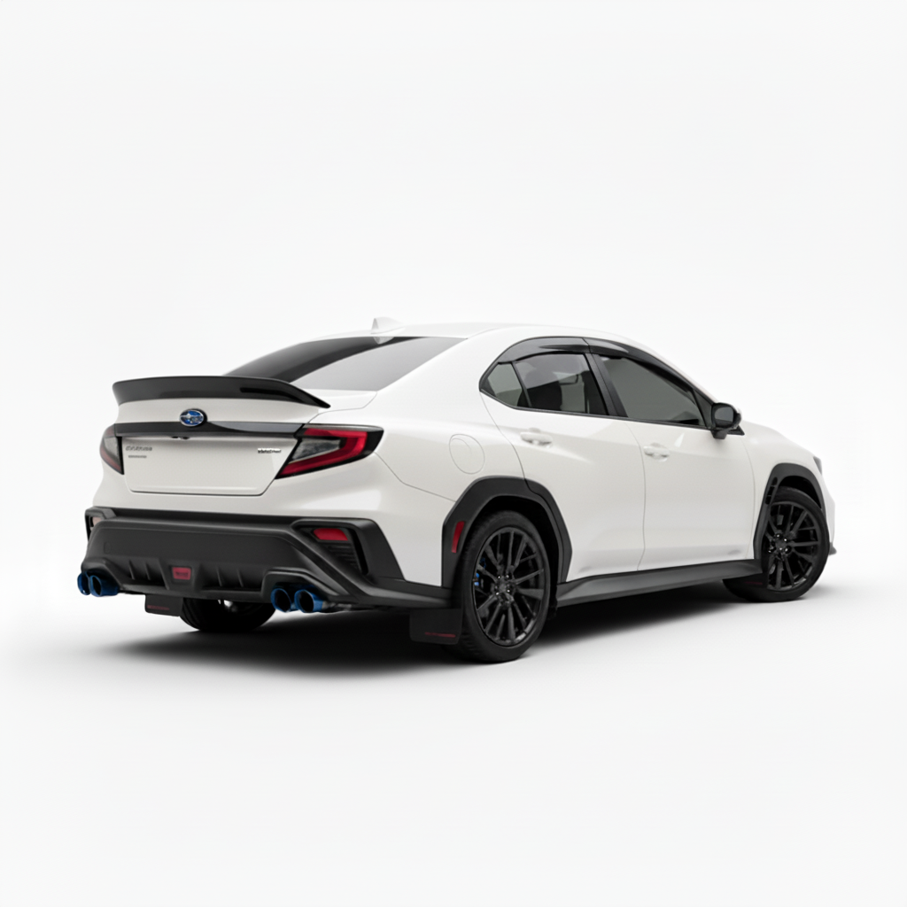 JDMuscle [22-26 WRX] V3 Duck Bill Low Profile Spoiler | Painted Matched