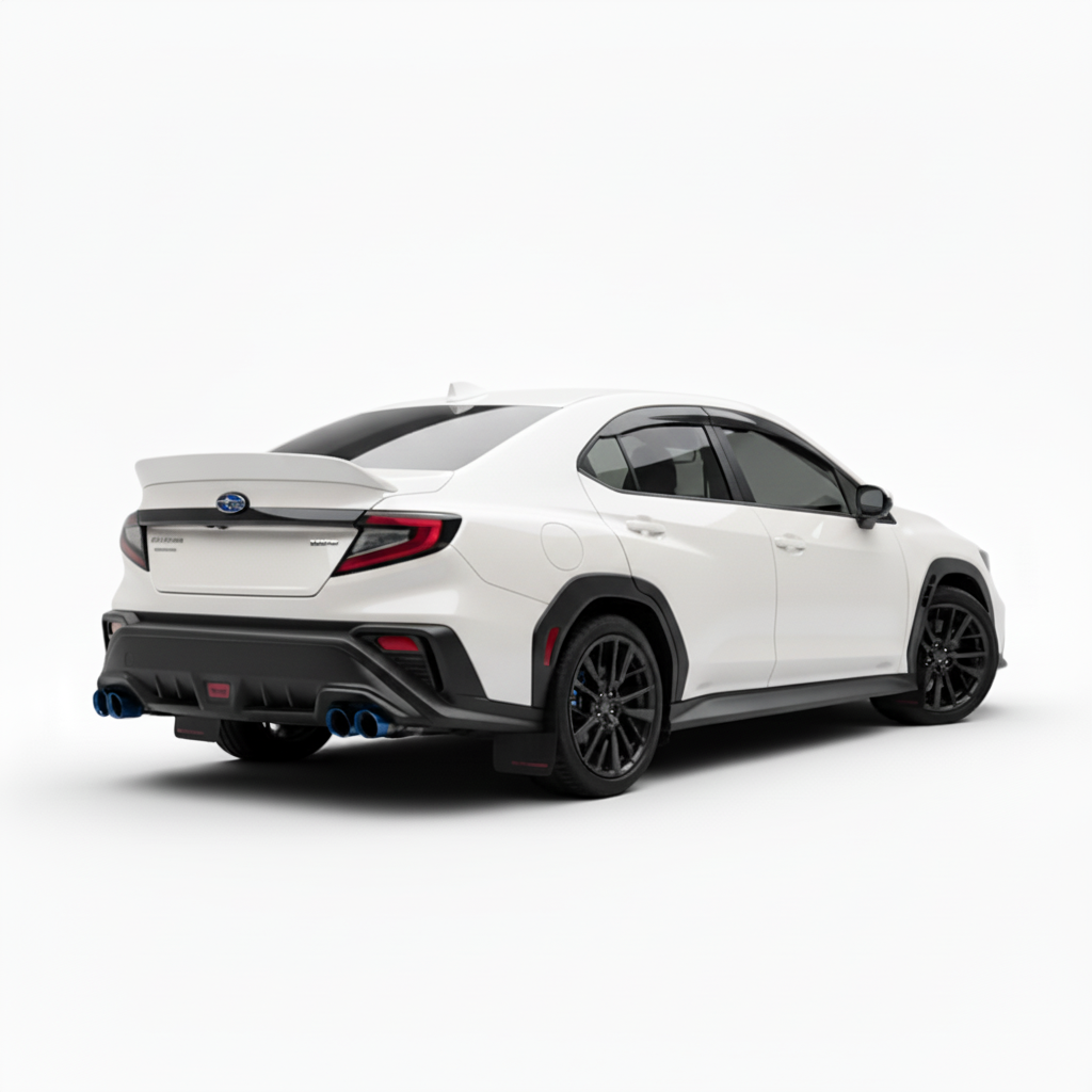 JDMuscle [22-26 WRX] V3 Duck Bill Low Profile Spoiler | Painted Matched