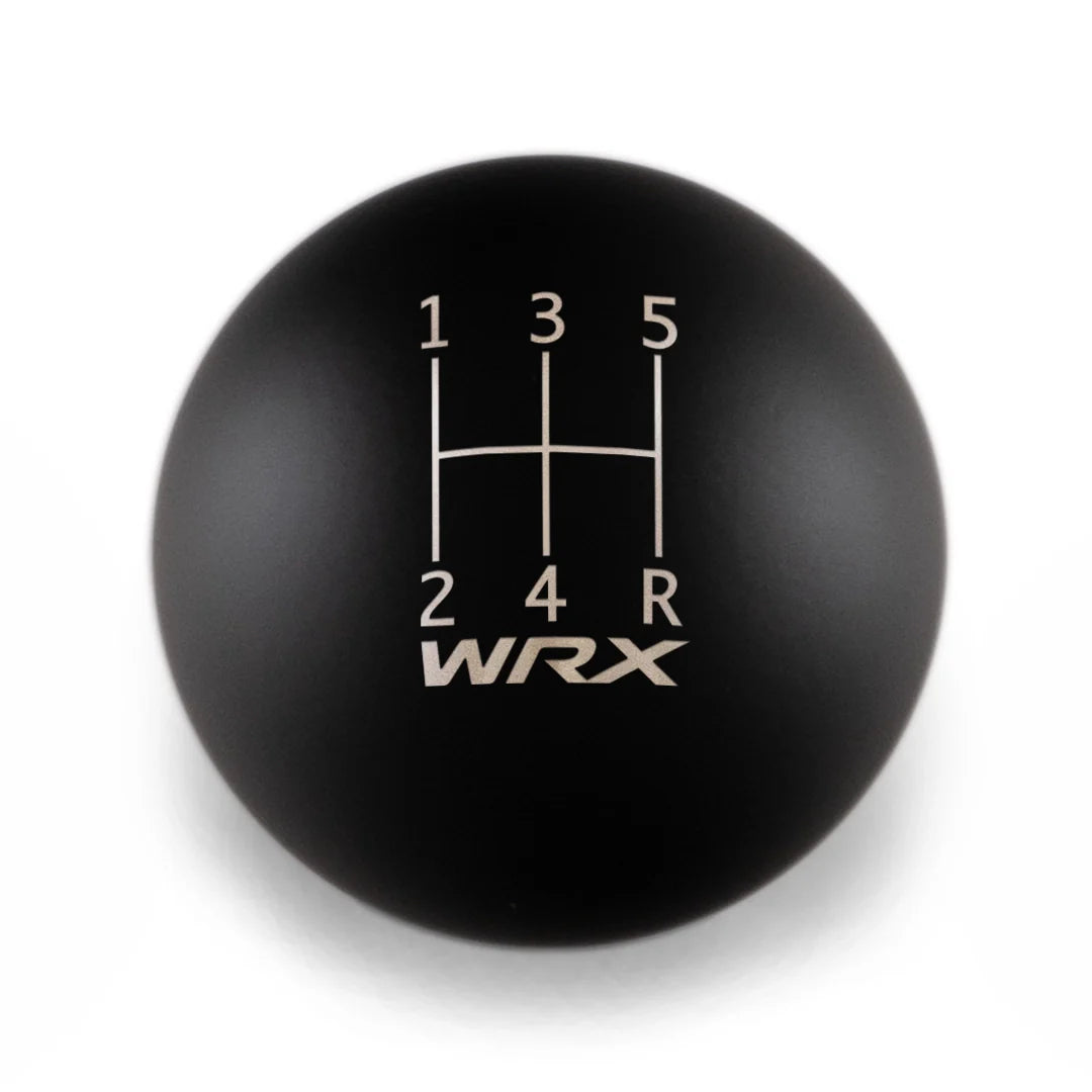 Billetworkz Weighted Shift Knob - 5 Speed WRX Standard Engraving - Subaru WRX
