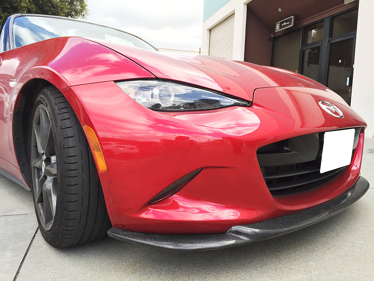 JDMuscle [16-25 Miata MX-5] Spec G Carbon Fiber Front Lip