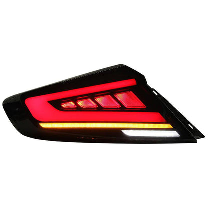 Noble [22-26 WRX] S4 Style Tail Lights (Smoked Lens, White Bar) | nol22WRX.S4V1.SMW