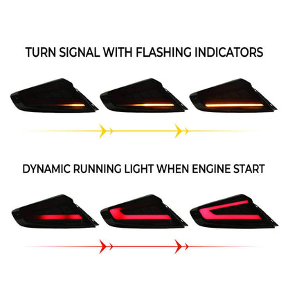Noble [22-26 WRX] S4 Style Tail Lights (Smoked Lens, White Bar) | nol22WRX.S4V1.SMW