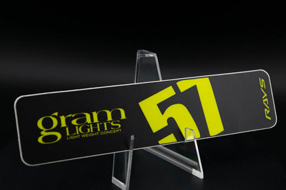 Overnight.Crew Rays Gram Lights 57DR/57CR Spoke Stickers (4 PCS)