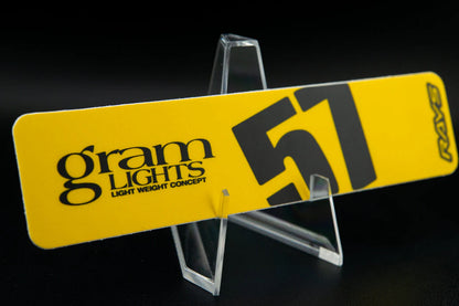 Overnight.Crew Rays Gram Lights 57DR/57CR Spoke Stickers (4 PCS)