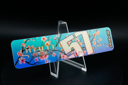 Overnight.Crew Rays Gram Lights 57DR/57CR Spoke Stickers (4 PCS)