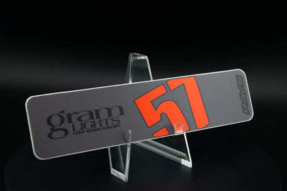 Overnight.Crew Rays Gram Lights 57DR/57CR Spoke Stickers (4 PCS)