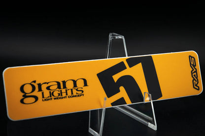 Overnight.Crew Rays Gram Lights 57DR/57CR Spoke Stickers (4 PCS)