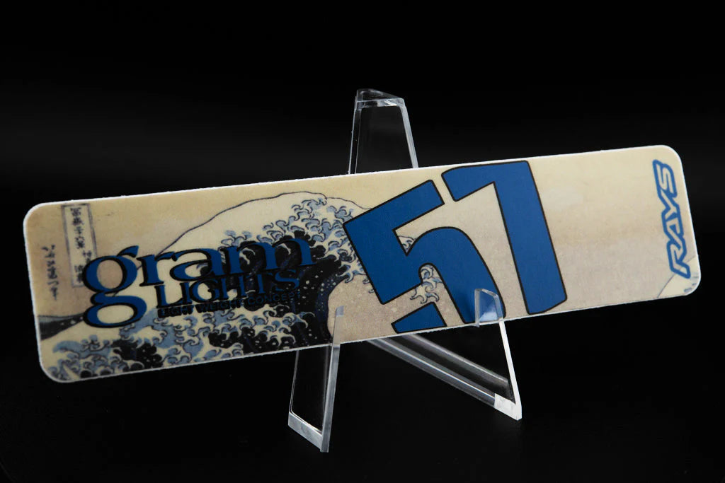 Overnight.Crew Rays Gram Lights 57DR/57CR Spoke Stickers (4 PCS)