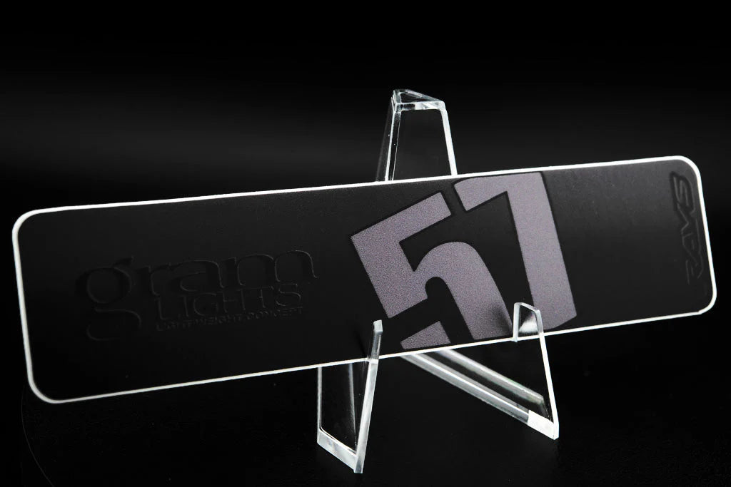 Overnight.Crew Rays Gram Lights 57DR/57CR Spoke Stickers (4 PCS)