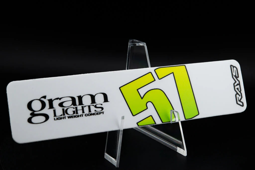 Overnight.Crew Rays Gram Lights 57DR/57CR Spoke Stickers (4 PCS)