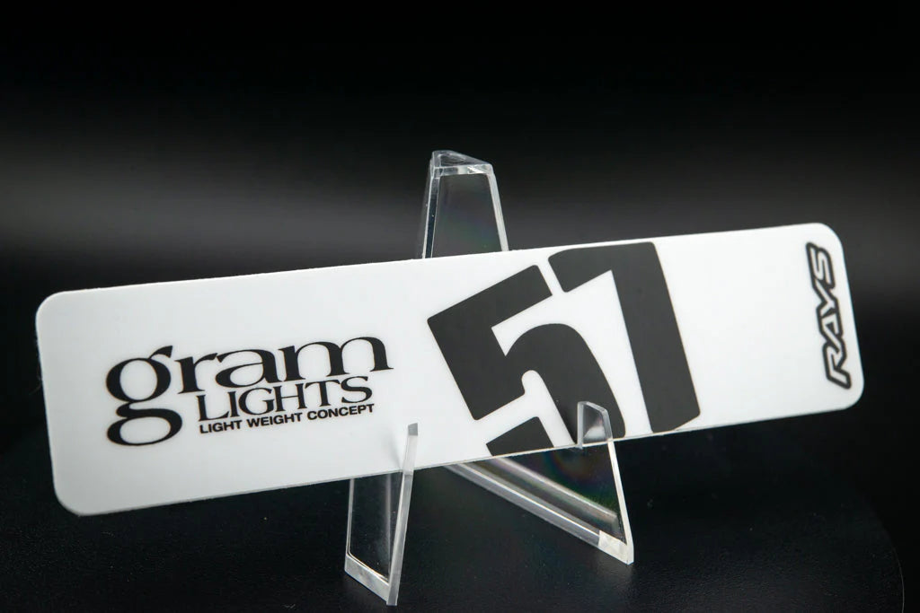 Overnight.Crew Rays Gram Lights 57DR/57CR Spoke Stickers (4 PCS)