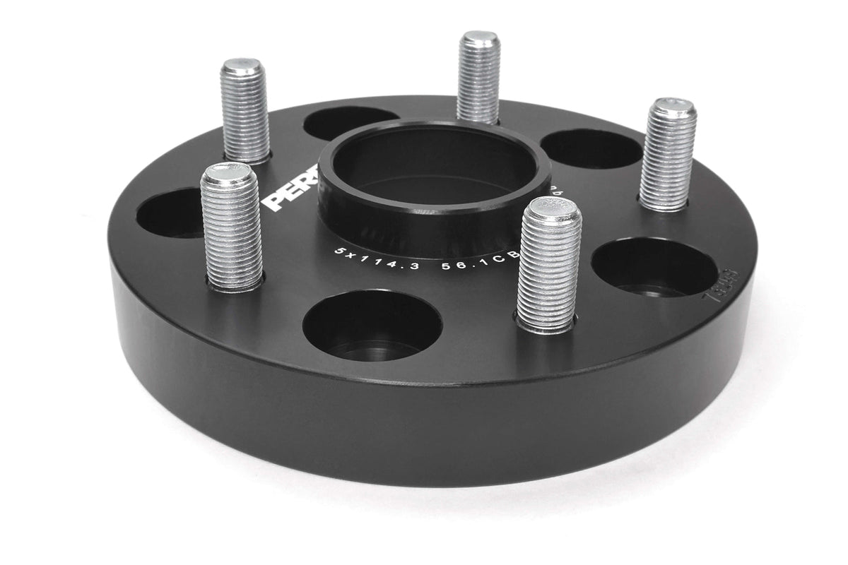 Perrin [15-26 WRX, 15-26 STI, 15-26 Forester, 15-26 Outback, 15-26 Legacy, 15-26 Impreza, 15-26 Crosstrek] Wheel Spacers - 25mm - 5x114.3 - 56mm Hub - Black