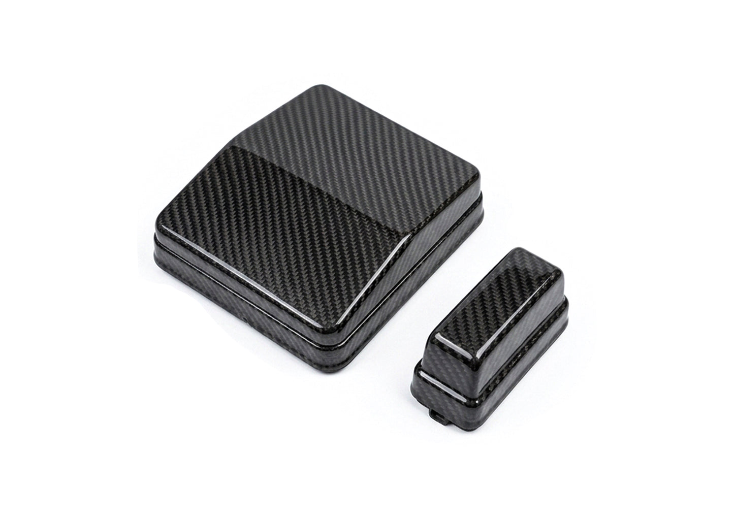 Rexpeed [08-15 Mitsubishi Evo X] Carbon Fuse Box Covers