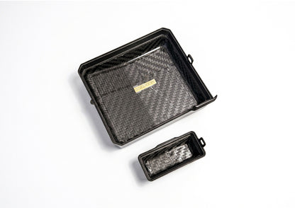 Rexpeed [08-15 Mitsubishi Evo X] Carbon Fuse Box Covers