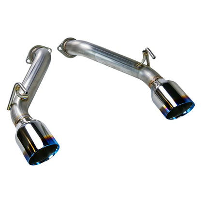 REMARK 23-24 Nissan Z Burnt Stainless Double Wall Tip Axle Back Exhaust | RO-TT35-D