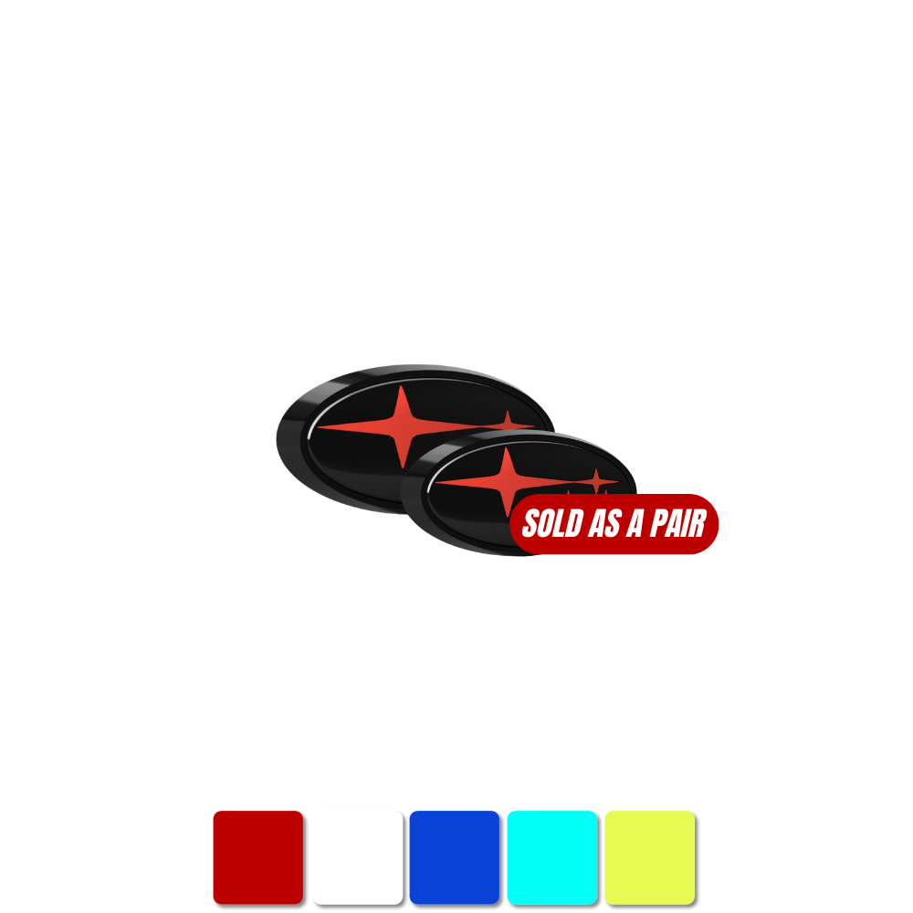 Racing Art 22-24 Subaru WRX  Front + Rear Emblem Kit