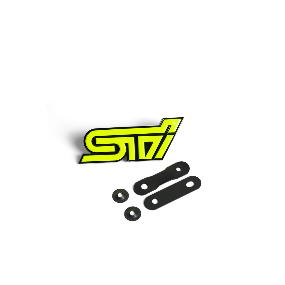 Metal Racing Sport Front Grille Emblem Badge – Universal Car Decal Sticker