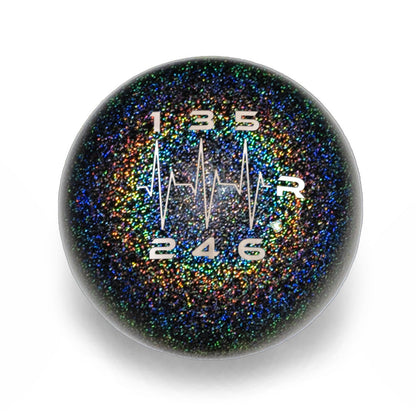 Billetworkz Weighted Shift Knob - 6 Speed Heartbeat Engraving for Subaru