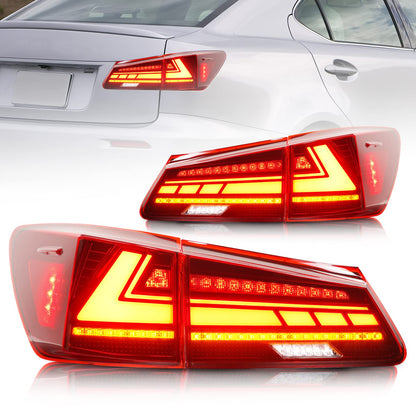 Archaic Full LED Tail Lights Assembly For Lexus Sedan IS250 2006-2012