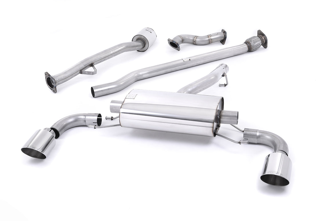 Milltek [13-16 FR-S / 13-19 BRZ / 17-19 86] Primary Cat-Back Exhaust - Non-Resonated, Polished Tips