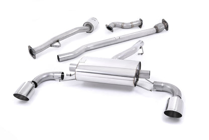 Milltek [13-16 FR-S / 13-19 BRZ / 17-19 86] Primary Cat-Back Exhaust - Non-Resonated, Polished Tips
