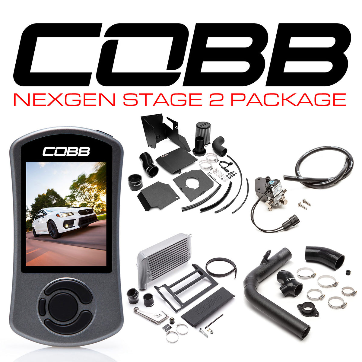 COBB [15-21 WRX] NexGen Stage 2 Power Package - Silver