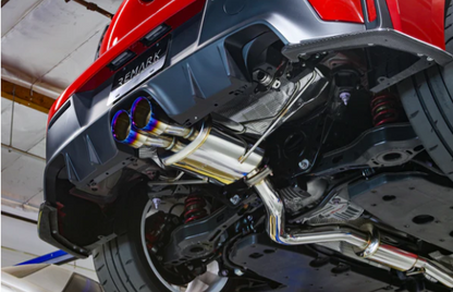 REMARK [23+ GR Corolla] Elite Spec Center Exit Catback Exhaust w/ Burnt Dual Tips, Resonated | RK-C2076T-05TC