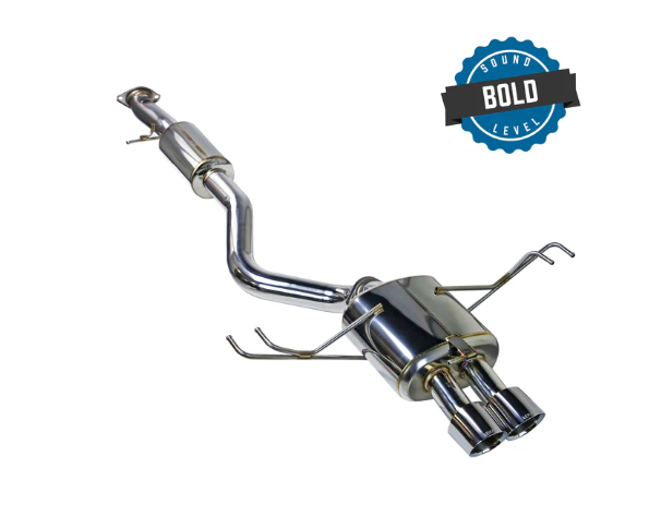 REMARK [23+ GR Corolla] Elite Spec Center Exit Catback Exhaust w/ Stainless Steel Dual Tips, Resonated | RK-C2076T-05C