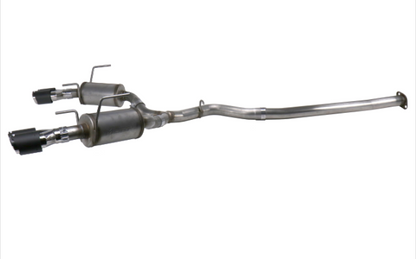 MBRP [15-21 WRX/STI] 3inch Cat Back Dual Split Rear Exit T304 with Carbon Fiber Tips Street version | S48003CF