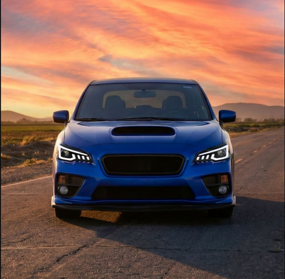 Spec-D Tuning [15-21 WRX] Halogen Projector Headlight Factory Halogen Only/Matte Black Housing Smoke Lens