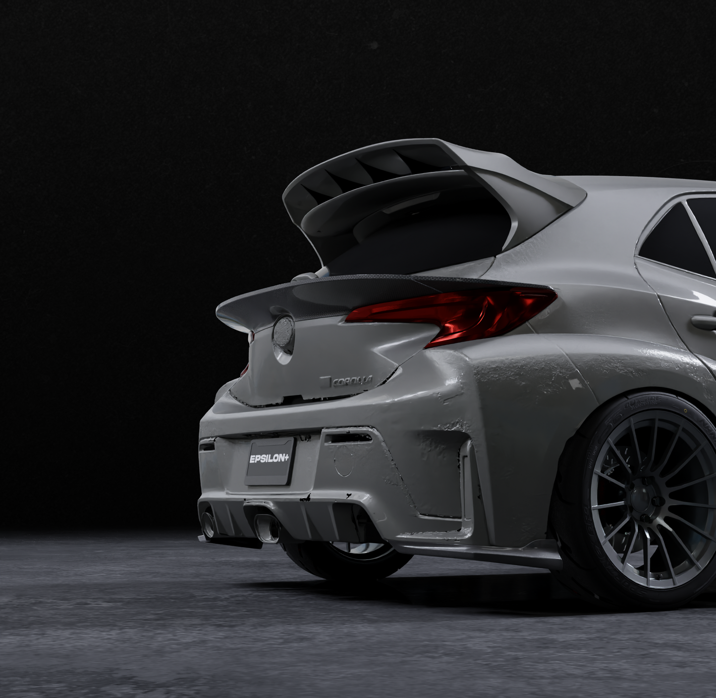 Epsilon+ [19-26 COROLLA HATCHBACK E210] Mid Wing