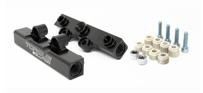Torque Solution [02-14 WRX, 07-20 STI, 08-12 LGT, 06-13 FXT] Top Feed Fuel Rails Black