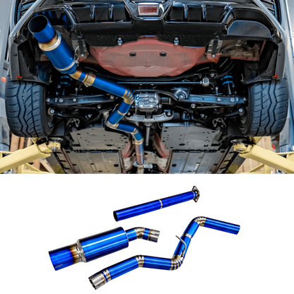 AeroflowDynamics [22-26 WRX] AFD  F1 Titanium Single Exit Catback Exhaust
