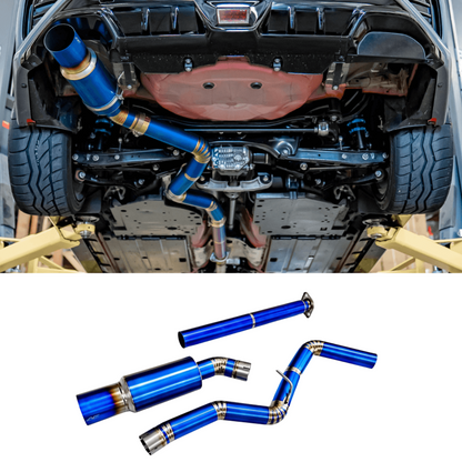 AeroflowDynamics 2022-2024 WRX AFD  F1 Titanium Single Exit Catback Exhaust