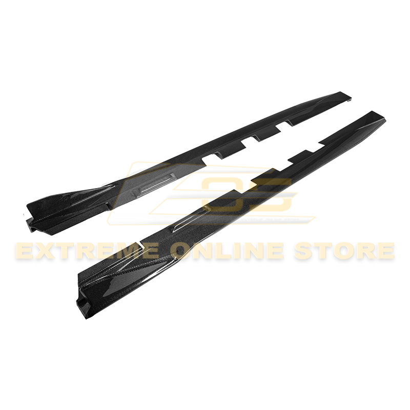 EXTREME ONLINE STORE 22-UP TOYOTA GR86 CARBON FIBER SIDE SKIRTS | GR86-22-SBK-CF