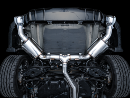 AWE Tuning [22-26 Civic Si/Integra] Touring Edition Catback Exhaust - Dual Chrome Silver Tips - Part AWE3015-32331
