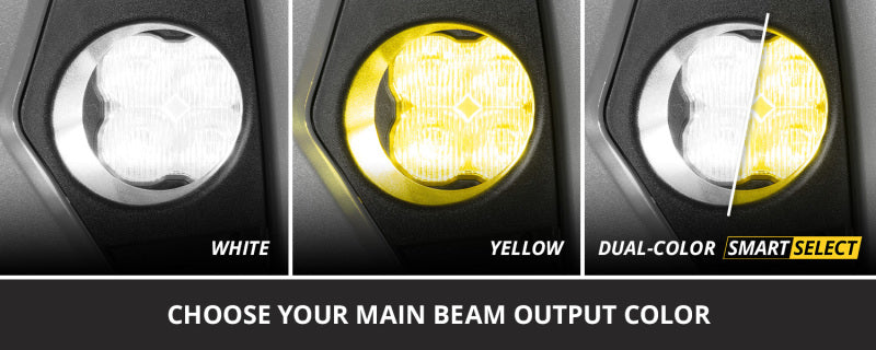 Diode Dynamics 17-25 Subaru BRZ/WRX/Ascent SS3 LED Foxbeam Fog Light Kit - Dual-Color White/Yellow