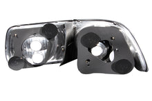 ANZO [96-00 Civic] Tail Light Assembly - Clear Lens, Black Housing, Pair, Part Number ANZ221062