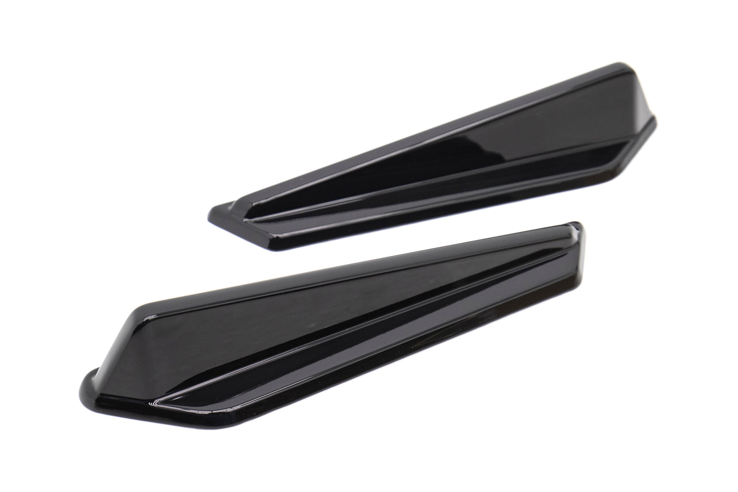 OLM Gloss Black JDM Style Canards - [15-21 WRX / STI]