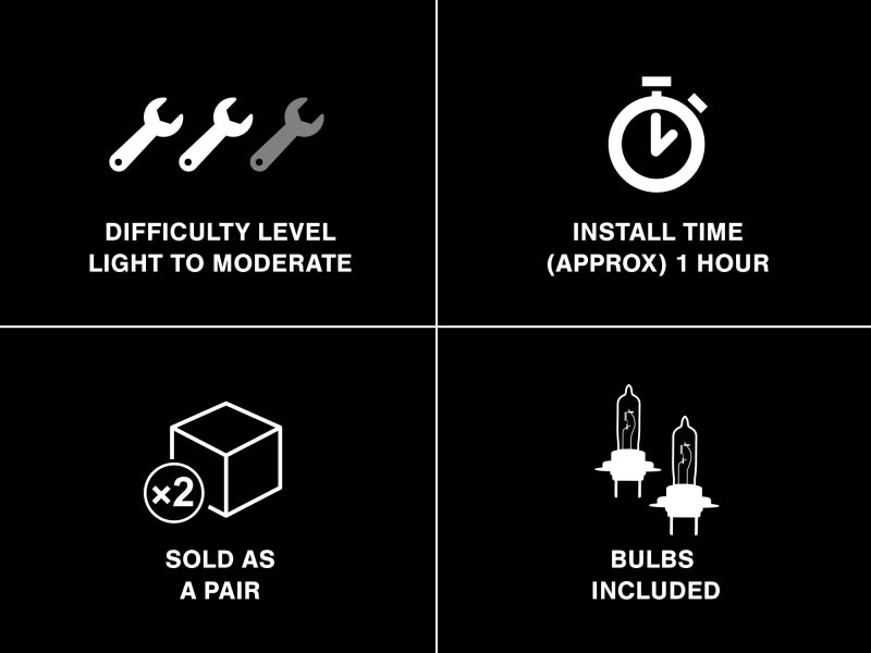 Raxiom 13-14 Ford Mustang GT CCFL Halo Fog Lights | Smoked