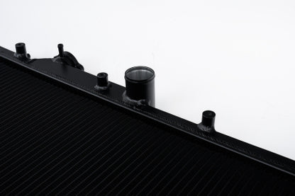 CSF [08-21 WRX/STI] 1-Row 31mm High-Performance Aluminum Radiator - Black