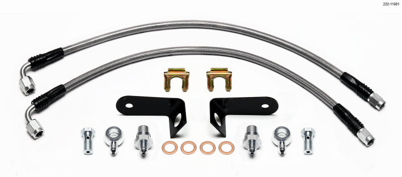 Wilwood [06-Current Civic] Rear Flexline Kit - Part Number 220-11981