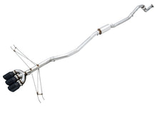 AWE Tuning [17-20 Civic Si] Track Edition Exhaust with Front Pipe and Triple Tips - Diamond Black